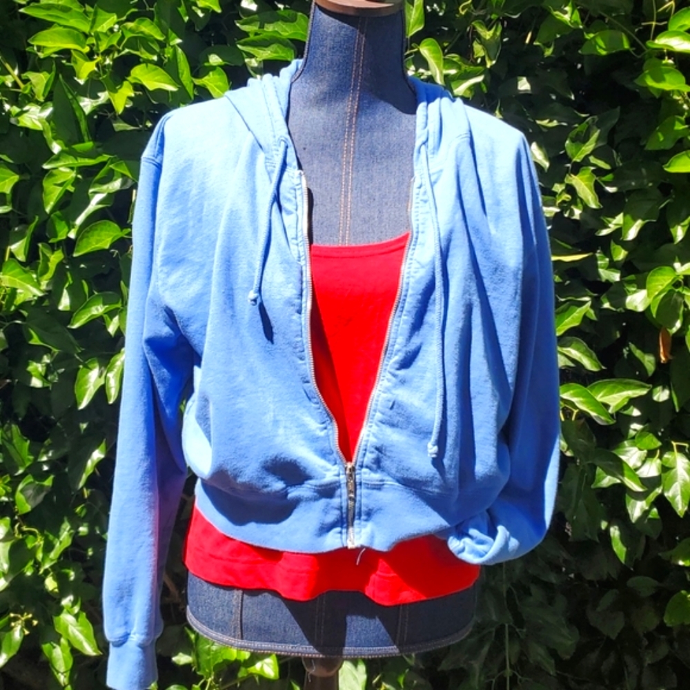 SF short waisted hoodie